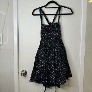 ASOS DESIGN plisse column black midi dress